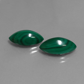 Malachite naturale verde da  ct, marchesa, opaco