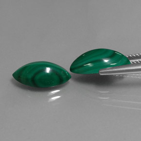 Malachite naturale verde da  ct, marchesa, opaco