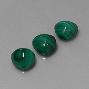 Malachite naturale verde da  ct, trillion, opaco