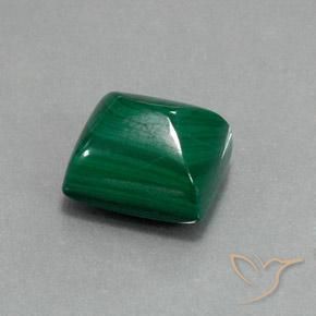 Malachite Verde naturale da 13.33 ct, Taglio a baguette, Opaco