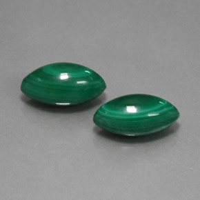 Malachite naturale verde da  ct, marchesa, opaco