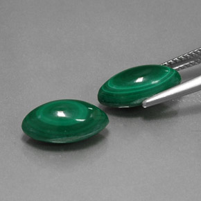 Malachite naturale verde da  ct, marchesa, opaco