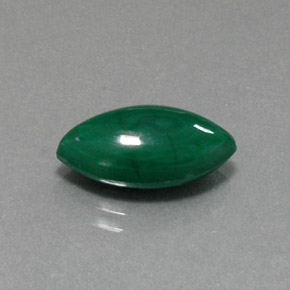 Malachite naturale verde da 6,74 ct, marchesa, opaco