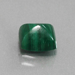 Malachite naturale verde da 2,17 ct, baguette, opaco