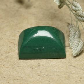 Malachite Verde multicolore naturale da 3.29 ct, Taglio a baguette, Opaco