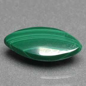 Malachite naturale verde da 2,85 ct, marchesa, opaco