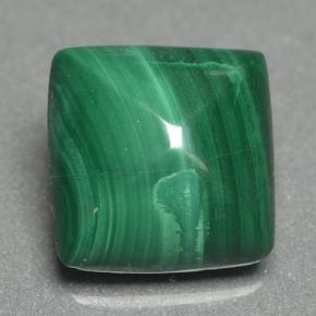 Malachite Verde medio naturale da 4.43 ct, Quadrato, Opaco