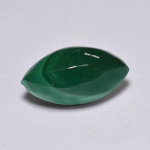 Malachite naturale verde da 1,82 ct, marchesa, opaco