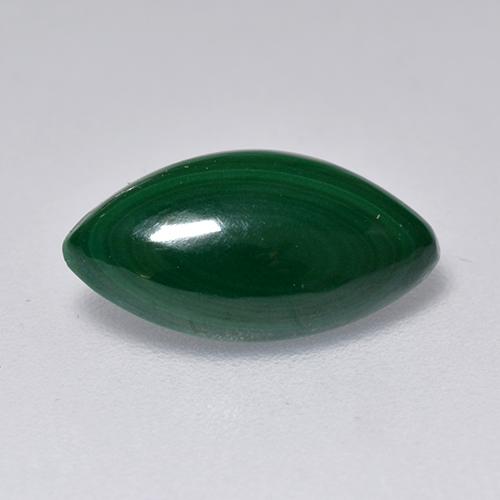 Malachite naturale verde da 2,05 ct, marchesa, opaco
