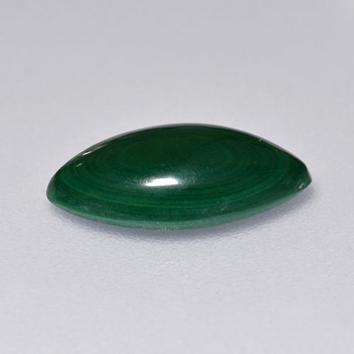 Malachite naturale verde da 2,05 ct, marchesa, opaco