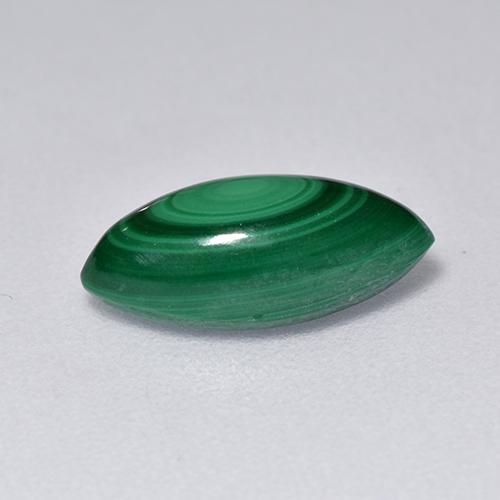 Malachite naturale verde da 2,06 ct, marchesa, opaco