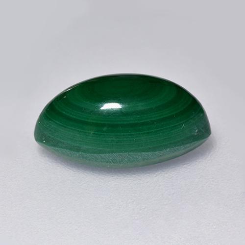 Malachite naturale verde da 3,66 ct, marchesa, opaco