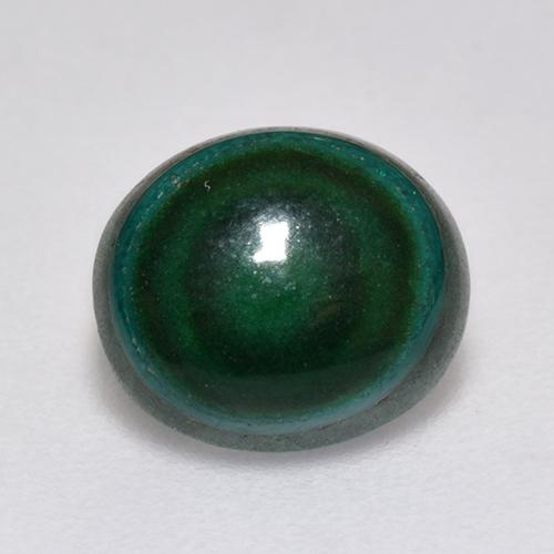 Malachite naturale verde da 2,18 ct, taglio ovale, opaco