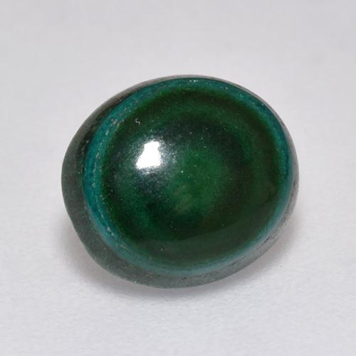 Malachite naturale verde da 2,18 ct, taglio ovale, opaco