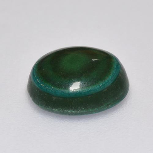 Malachite naturale verde da 2,18 ct, taglio ovale, opaco