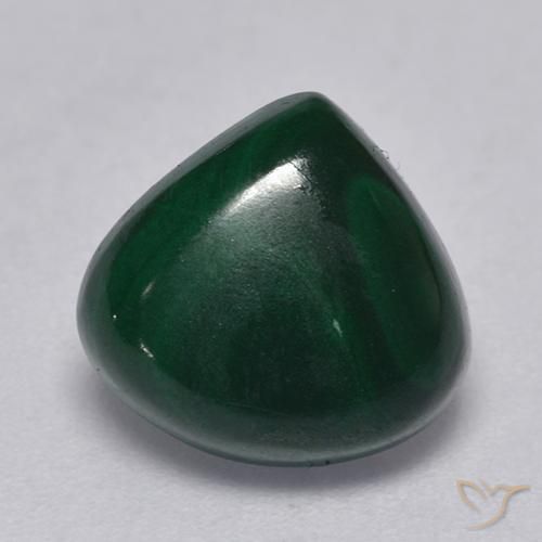 4.40ct Naturale Verde Pino Malachite, Forma a pera, Opaco