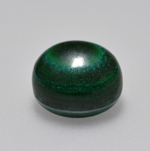 Malachite naturale verde da 2,33 ct, taglio ovale, opaco