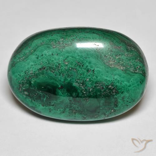 29.33ct Naturale Verde Malachite, Ovale, Opaco