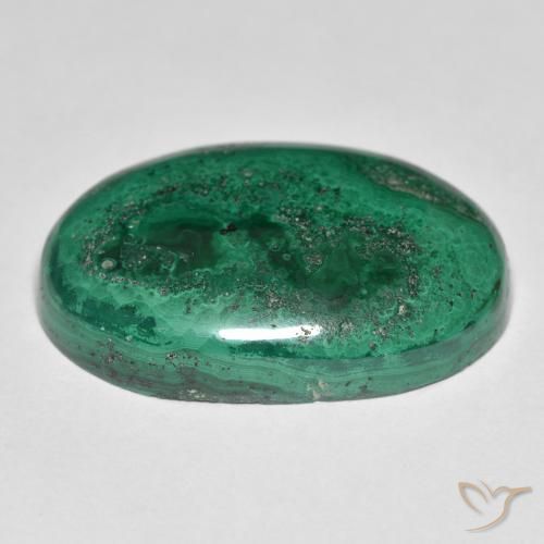 Malachite Verde naturale da 29.33 ct, Ovale, Opaco