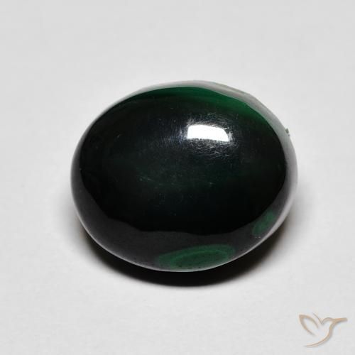 7.96ct Naturale Verde Malachite, Ovale, Opaco