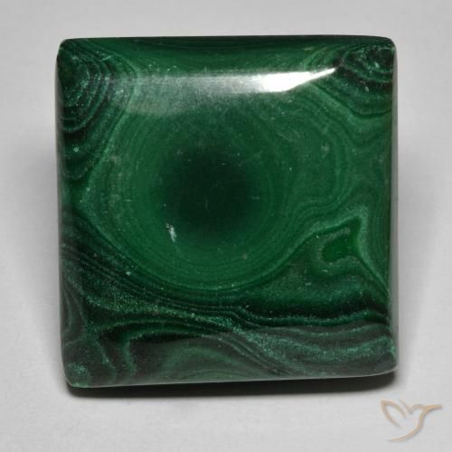 68.84ct Naturale Verde Pino Malachite, Quadrato, Opaco