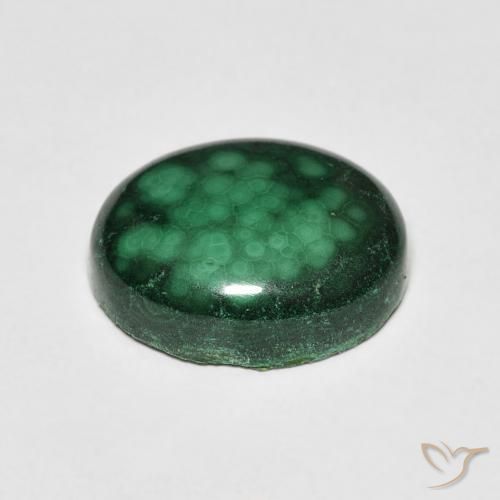 Malachite Verde Pino naturale da 5.88 ct, Ovale, Opaco