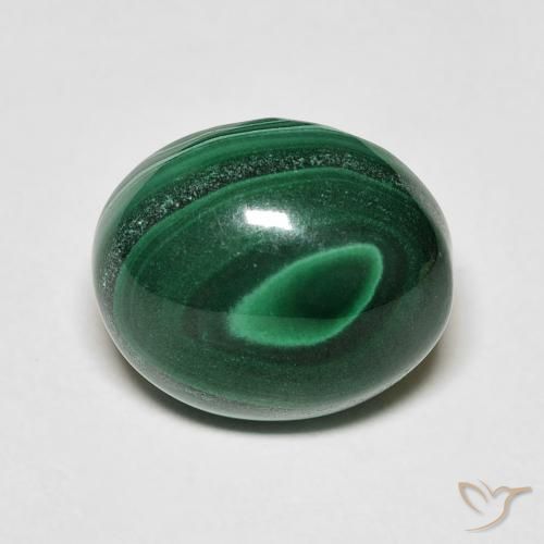 7.80ct Naturale Verde Pino Malachite, Ovale, Opaco