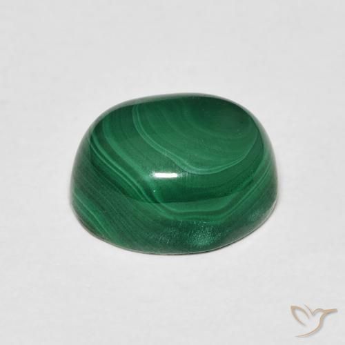 Malachite Verde naturale da 5.31 ct, Ovale, Opaco