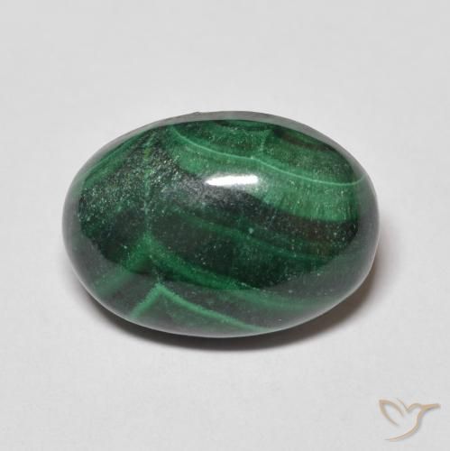 8.86ct Naturale Verde Pino Malachite, Ovale, Opaco