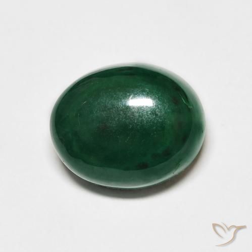 9.37ct Naturale Verde medio Malachite, Ovale, Opaco