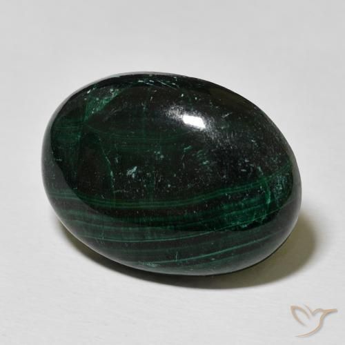 Malachite Verde multicolore naturale da 27.90 ct, Ovale, Opaco