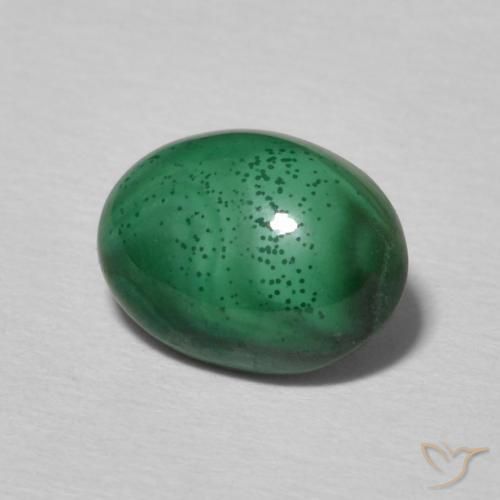 Malachite Verde medio naturale da 2.32 ct, Ovale, Opaco