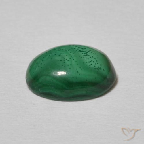 Malachite Verde medio naturale da 2.32 ct, Ovale, Opaco