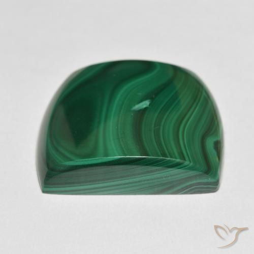 Malachite Verde scuro naturale da 59.08 ct, Taglio a fantasia, Opaco