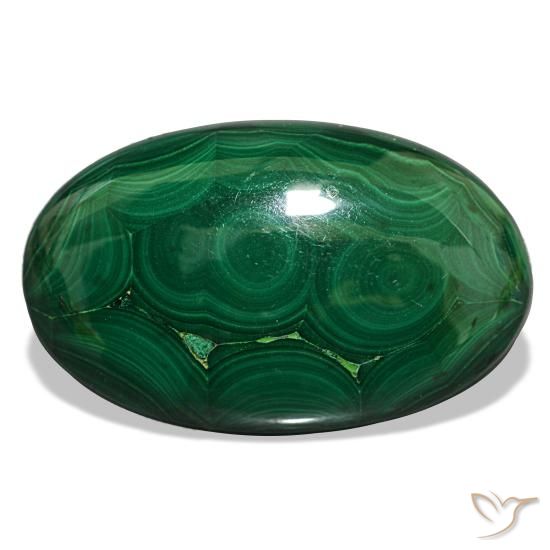 40.20ct verde malachite, ovale, opaco