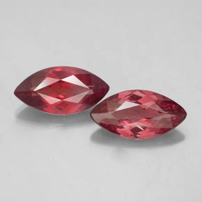 Granato malese naturale rosa da  ct, marchesa, VVS-VS