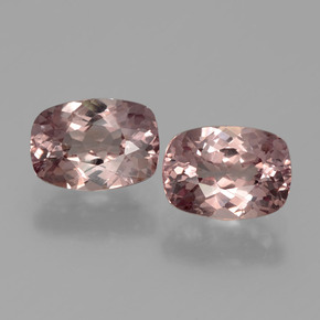 Granato malese naturale rosa da 2,28 ct, taglio a cuscino, VS