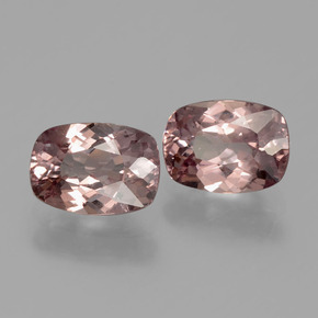 Granato malese naturale rosa da 2,28 ct, taglio a cuscino, VS