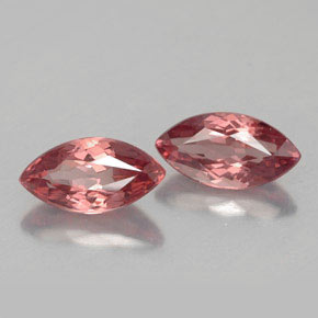 Granato malese naturale rosa da  ct, marchesa, VVS
