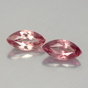 Granato malese naturale rosa da  ct, marchesa, VVS