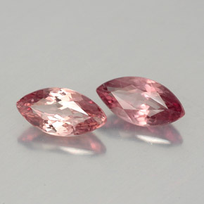 Granato malese naturale rosa da  ct, marchesa, VVS