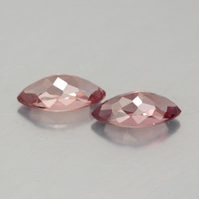 Granato malese naturale rosa da  ct, marchesa, VVS