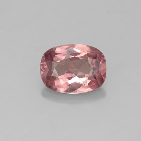 Granato malese naturale rosa da 1,01 ct, taglio a cuscino, VS