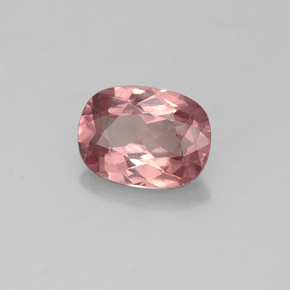 Granato malese naturale rosa da 1,01 ct, taglio a cuscino, VS