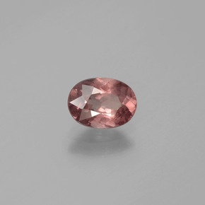 Granato malese Color rosa naturale da 1.09 ct, Taglio ovale, VS-SI