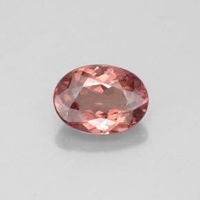 Granato malese naturale rosa da 1,08 ct, taglio ovale, VS