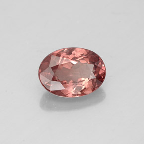 Granato malese naturale rosa da 1,08 ct, taglio ovale, VS