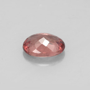 Granato malese naturale rosa da 1,08 ct, taglio ovale, VS