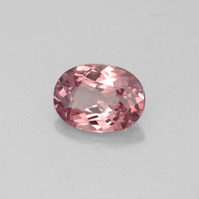 Granato malese naturale rosa da 1,00 ct, taglio ovale, VVS