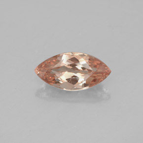 Granato malese Arancione naturale da 1.15 ct, Taglio marquise, VVS